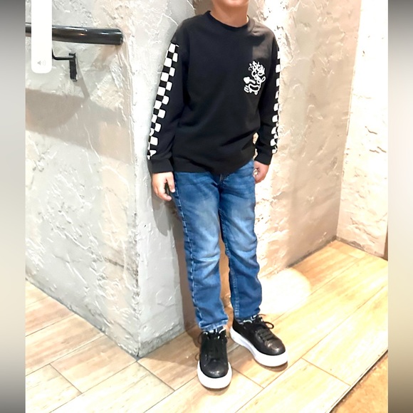 GREYDER Kids Thick Sole Real Leather Sneakers 12 - Picture 2 of 8